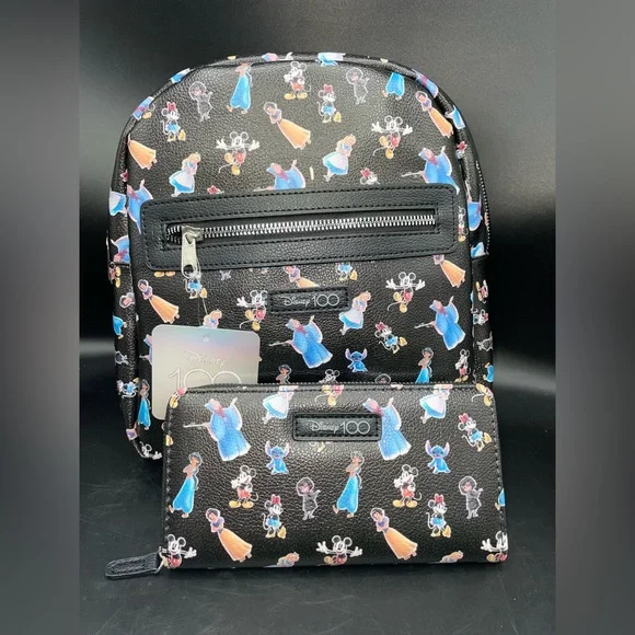 Disney | Bags | Disney 0 Aop Mini Backpack Wallet Set | Poshmark display picture 1